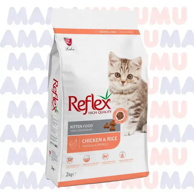 Reflex Kitten Tavuklu & Pirinçli Yavru Kedi Maması 2 kg