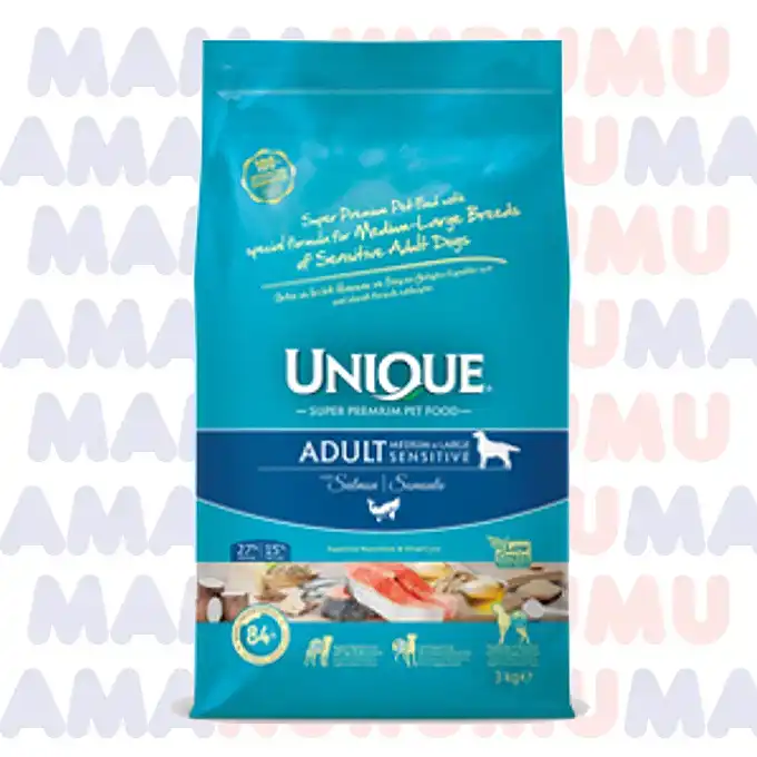 Unique Sensitive Somonlu Yetişkin Köpek Maması 3 Kg