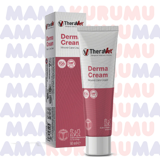 TheraVet Derma Cream Kedi Köpek Deri Ve Yara Bakım Kremi 50 Ml