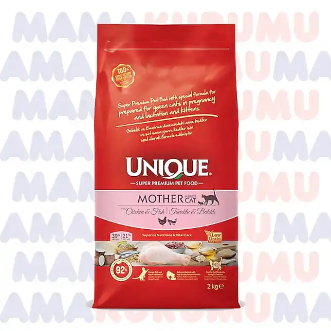 Unique Mother & Baby Kedi Maması 2 Kg Tavuklu
